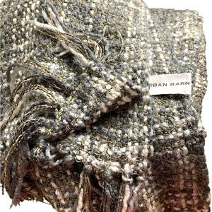 Urban Barn Cozy Tweed Throw Blanket NWOT